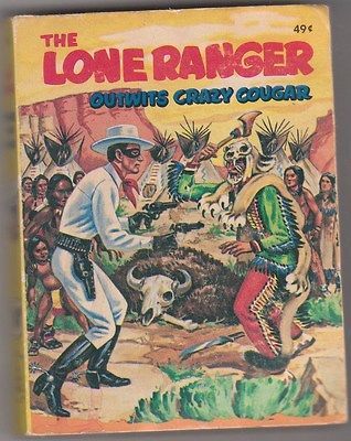 THE LONE RANGER   OUTWITS CRAZY COUGAR 