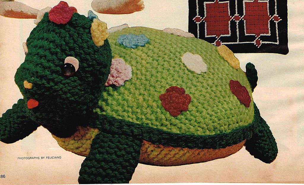 to Make ADORABLE LITTLE GIRL TURTLE TOY ~ Knitting & Crochet PATTERN