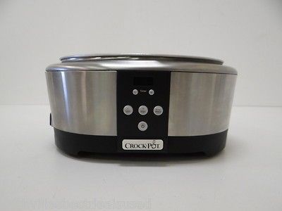 PARTS ONLY CROCK POT SCCPBC600 S 6 QUART OVAL CROCK POT, BASE ONLY