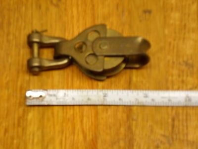 WILCOX CRITTENDEN SOLID BRASS/BRONZE PULLEY # 2