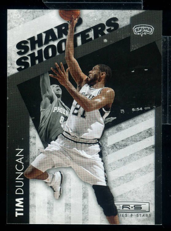 CI) 2010 11 R&S TIM DUNCAN Spurs Sharp Shooters #14