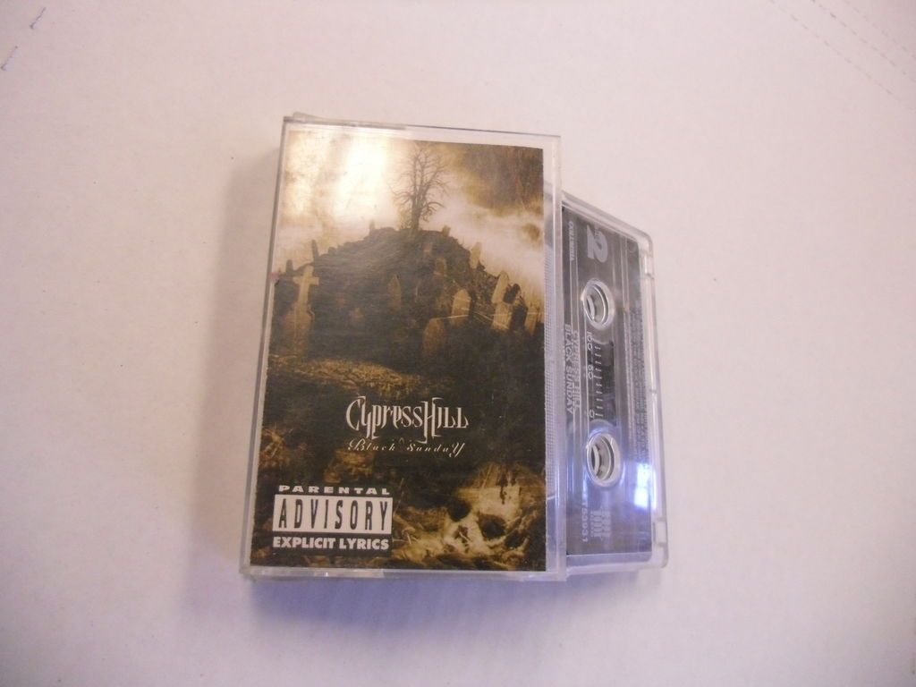 Cypress Hill Black Sunday (Cassette Tape 1993 Sony Records)