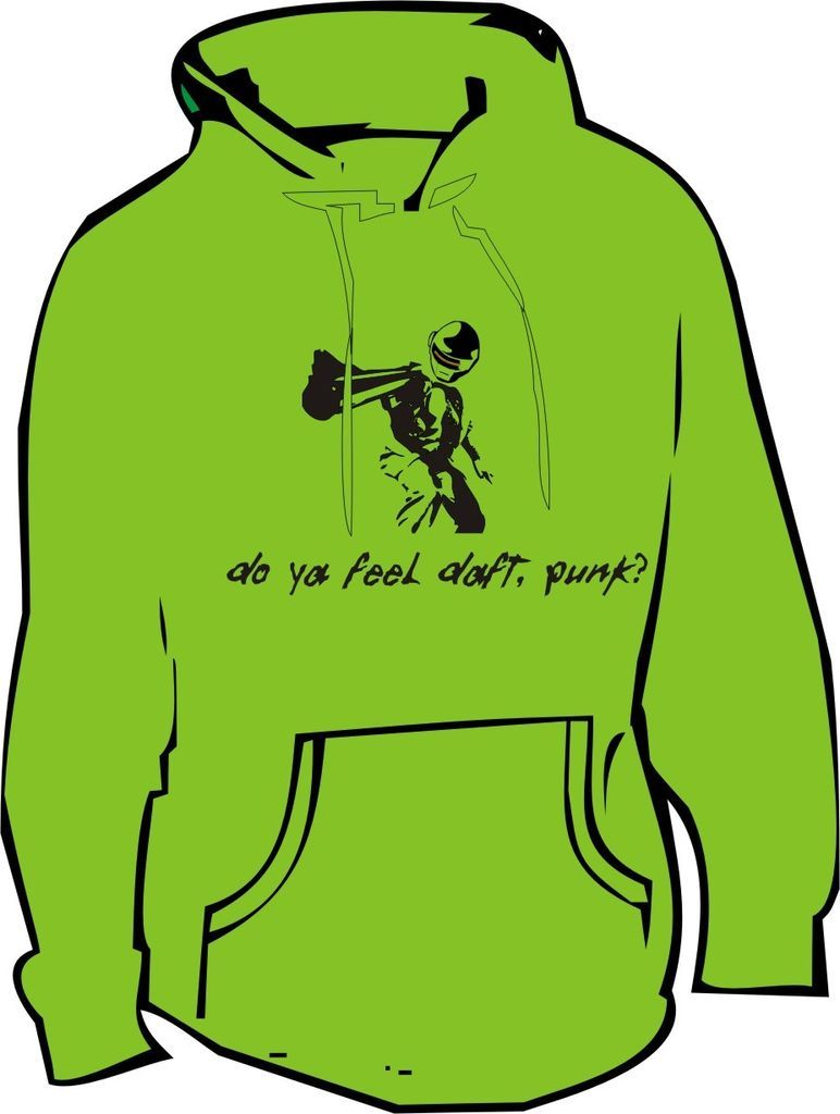 Do You Feel Daft Punk Hoodie (Funny/Dirty Harry/Spoof/Da nce)