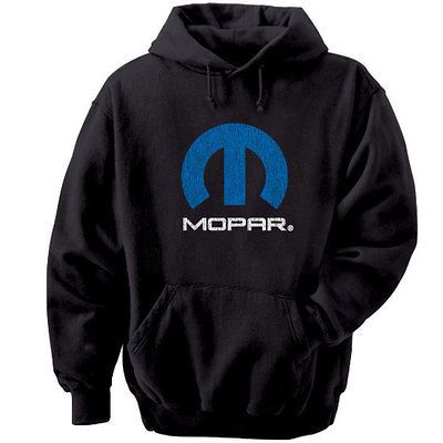 Mopar Parts Distressed Style Mens Hooded Hoodie Sweatshirt