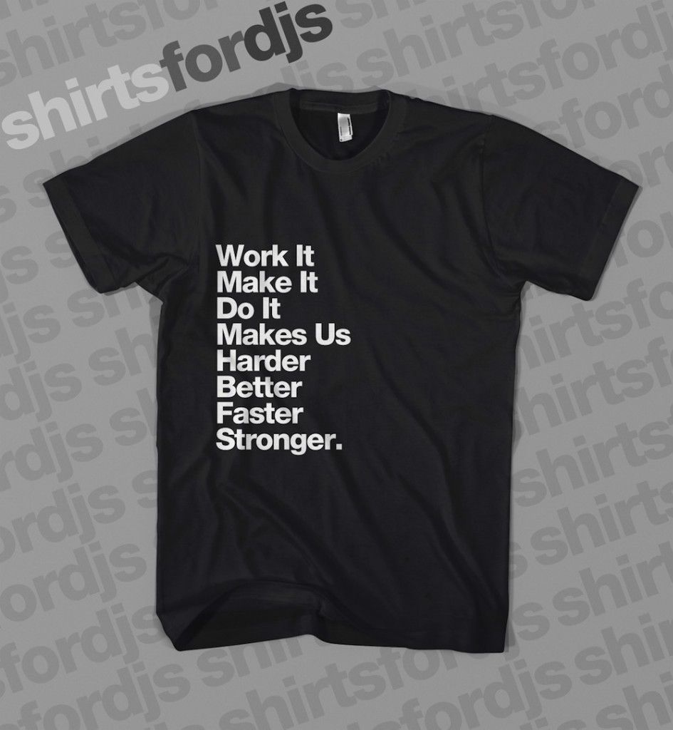 DAFT PUNK Kanye West Harder Stronger T Shirt ALL SIZES