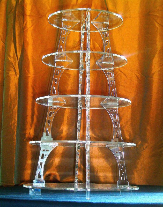 ACRYLIC CUPCAKE PARTY WEDDING CAKE STAND 3 4 5 6 7 TIER