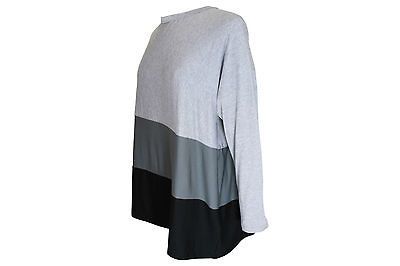 USA Tri Color Block Top  Heather Gray/Slate/Bla ck S,M,L,XL,1X NWT