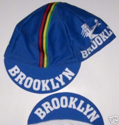 BROOKLYN CLASSIC BLUE CYCLING CAP NEW HAT