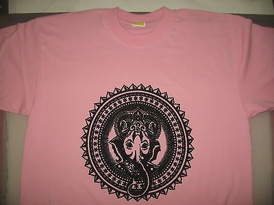 GANESH T SHIRT india/goa/trance/ibiza/techno/house/amnesia/silk screen