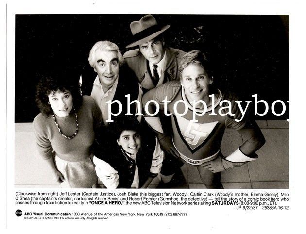 JEFF LESTER CAITLIN CLARK ROBERT FORSTER ONCE A HERO TV SERIES NETWORK