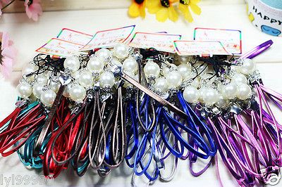 pear NEW Fashion Mobile Phone Dangle String Strap Thread Cord