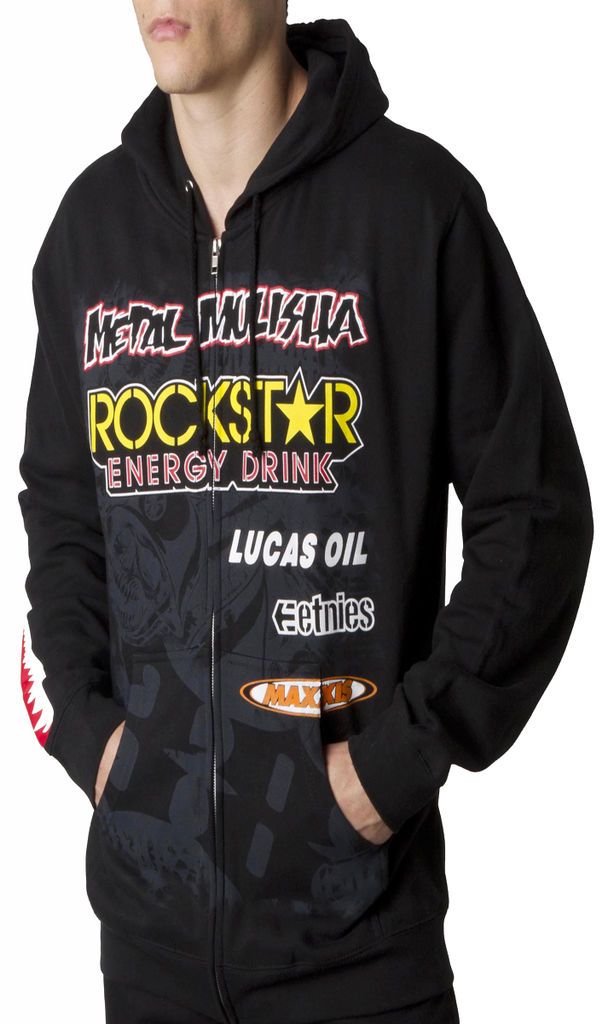 NEW WITH TAGS 2013 Metal Mulisha DEEGAN COMP Fleece Hoodie Black