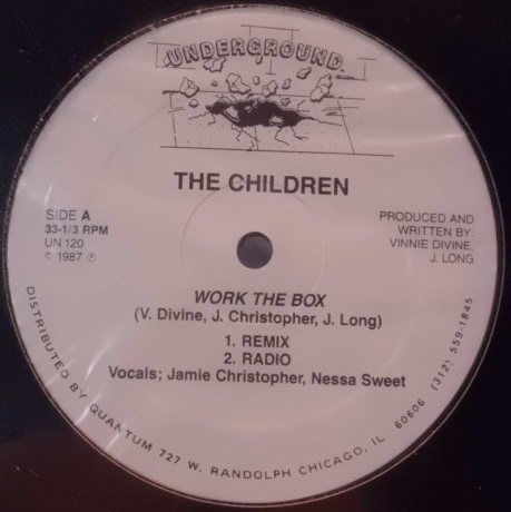 SEALED* The Children   Work The Box *ORIGINAL* Chicago House *WBMX