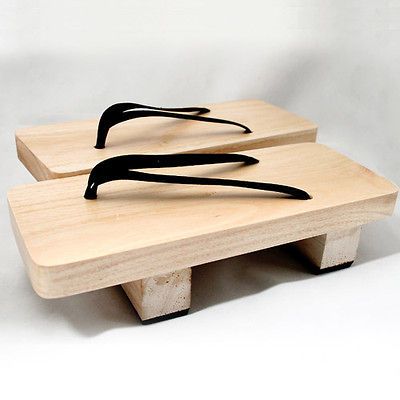 Japanese 2 Kind Geta wooden shoes Bleach Anime Cosplay Geta Sandals