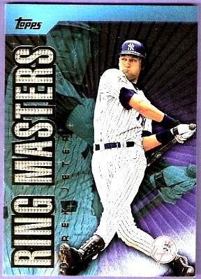 Derek Jeter 02 Topps Ring Masters BV $5 ~ Thick Insert 