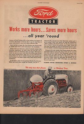 1948 DEARBORN MOTORS FORD TRACTOR FARM IMPLEMENT PLOW