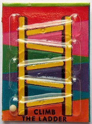 CLIMB THE LADDER, Dexterity Puzzle, Cracker Jack Z 1376, USA c.1973