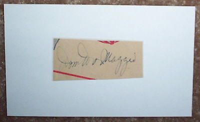 Dom Dimaggio signed cut   Red Sox 1940s 50s