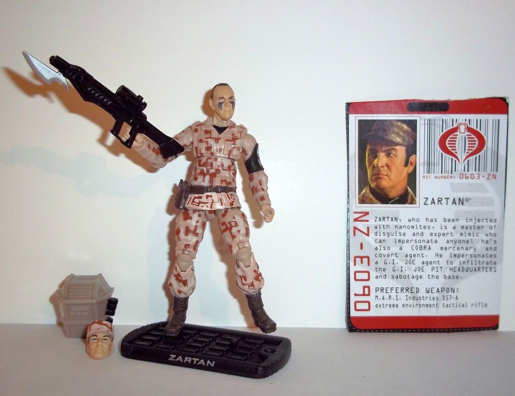 GI JOE Rise of Cobra 2009 ZARTAN desert camo v18 complete movie roc