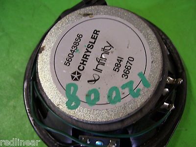 99 Dodge ram INFINITY Sound SPEAKER round Rear
