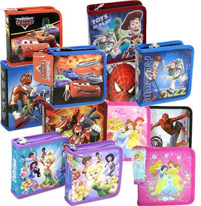 Set 2 Disney Cars Princess Spiderman Cd Dvd Case Holder On Popscreen