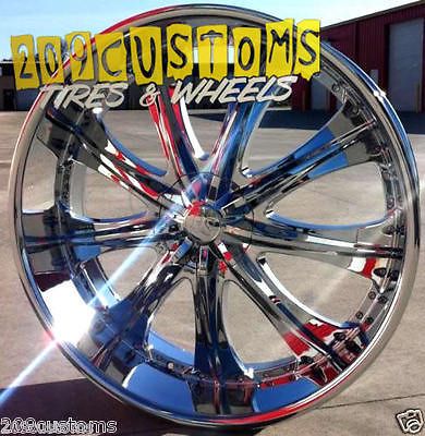 RED SPORT WHEELS RIMS TIRES RSW33 5X115 5X120 +13 OFFSET DODGE MAGNUM