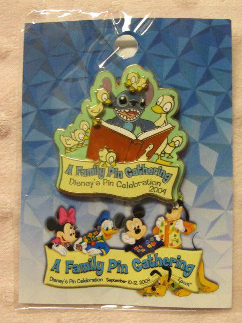 Disney Pin   Family Pin Gathering   Stitch with Ducks   WDW New