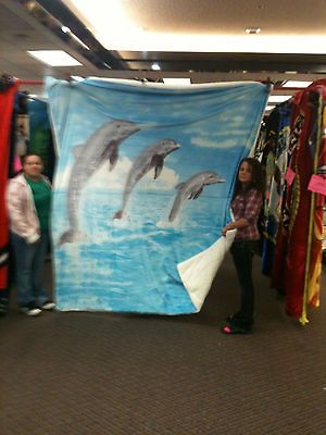 Sherpa Mink dolphin THE softest heaviest warmest top quality blanket