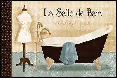 / Framed / Plaque  Artist Mollie B Right   La Salle De Bain   MOL438