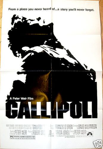 GALLIPOLI 81 MEL GIBSON RARE U.S. 1 SHEET POSTER