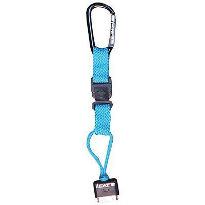 ICAT HANG IT CARABINER LEASH iPod/iPhone Connector (TEAL)