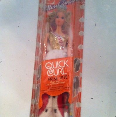 Vintage Original 1972 Miss America Canada Quick Curl Barbie Doll