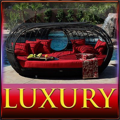 Outdoor Daybed  Finest Patio Furniture  Handcrafted Quality Wicker