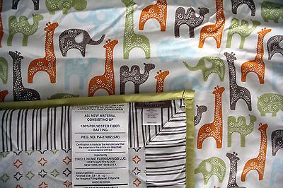 Dwell Studio Target Menagerie Crib Bedding Set   Elephant Camel