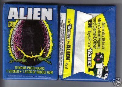 1979 Topps ALIEN Wax Pack Fresh From Box