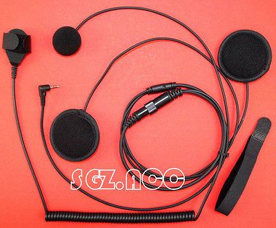 Close Helmet Headset/Earpiece for Uniden 2 Way Radio Walkie Talkie