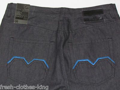 ECKO UNLIMITED Jeans New 769 Hidden Trail Baggy Black Denim Choose