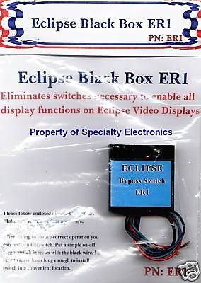 ECLIPSE AUTOMATIC VIDEO BYPASS AVN5435 AVN2453 AVN2454