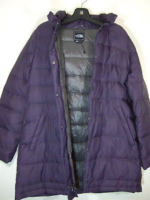 THE NORTH FACE YUME DOWN PARKA FAUX FUR WOMENS PURPLE XL EGGPLANT