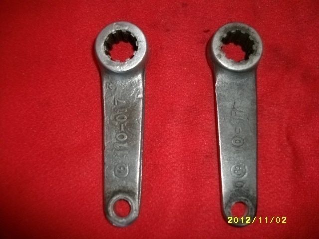 399 JLO ROCKWELL SNOWMOBILE ENGINE 3/4 DIAMETER HOLE STEERING ARM SET