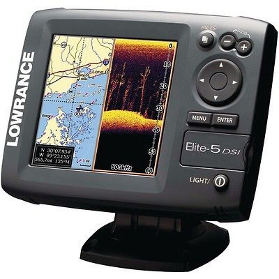 Lowrance 000 10236 001 Elite 5 DSI DownScan Imaging Chartplotter/F