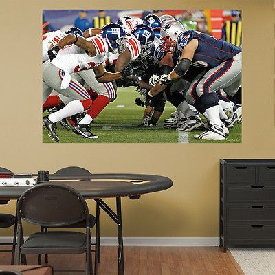 New York Giants NFL Giants Patriot s Line of Scrimmage Mural Fathead 6