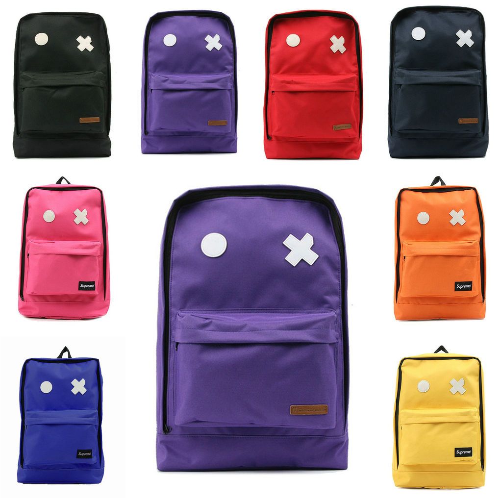 Mens Womens Vivid Square Backpacks Funny School Book Bag Rucksack Cool