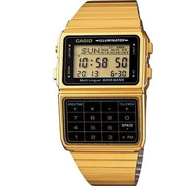 CASIO DATABANK MENS CALCULATOR WATCH DBC611G 1D