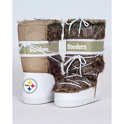 WOMENS NFL CUCE SHOES PITTSBURGH STEELERS AFICIONADO WINTER BOOTS