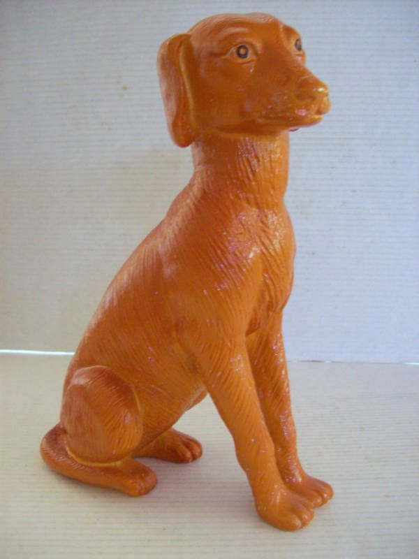 1978 JARU POTTERY DOG FIGURINE; CUTE & DETAILED