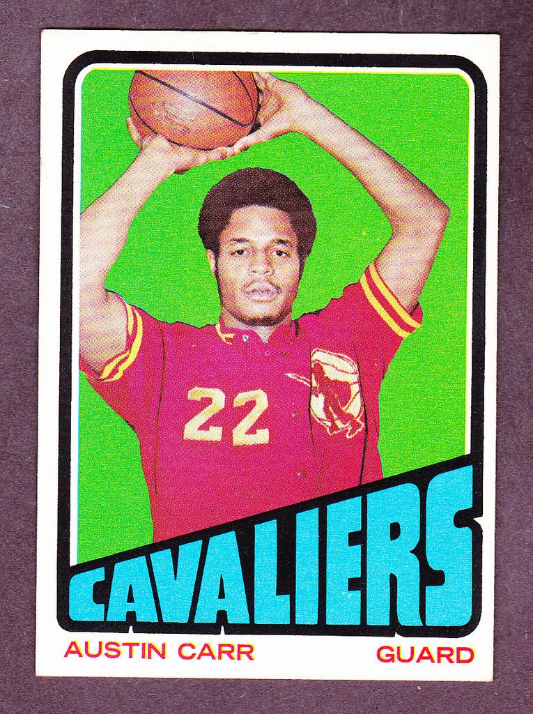 1972 73 TOPPS BASKETBALL #90 AUSTIN CARR RC CAVALIERS EX MT