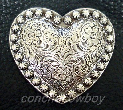 HEADSTALL SADDLE CRAFT CONCHO HEART BERRY CONCHO 1