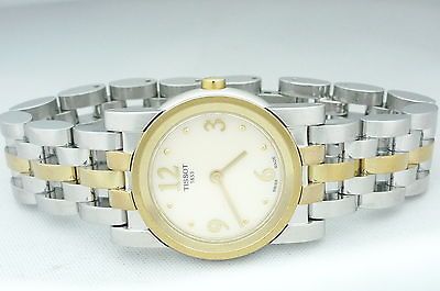 TISSOT CLASSI T GOLD & Stainless Steel Quartz Ladies Watch VERY GOOD