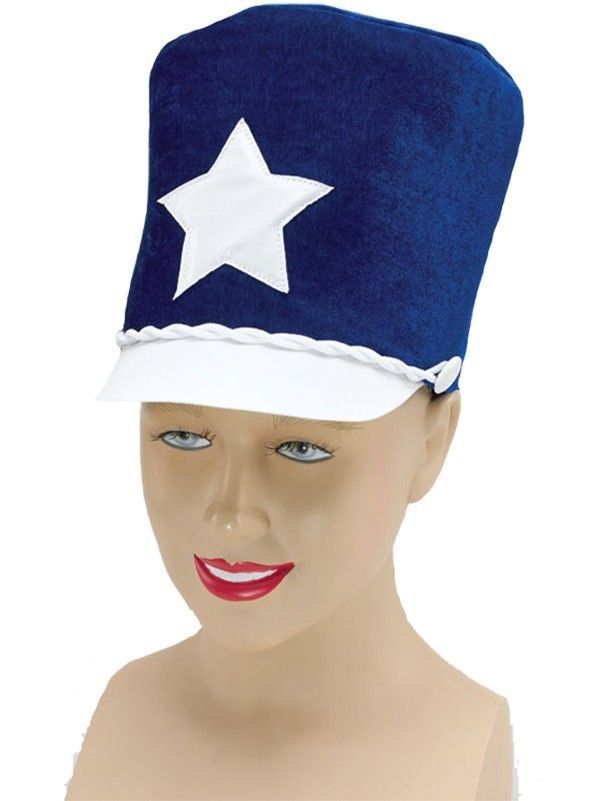 MAJORETTE SOLDIER CHEERLEADER FANCY DRESS COSTUME HAT